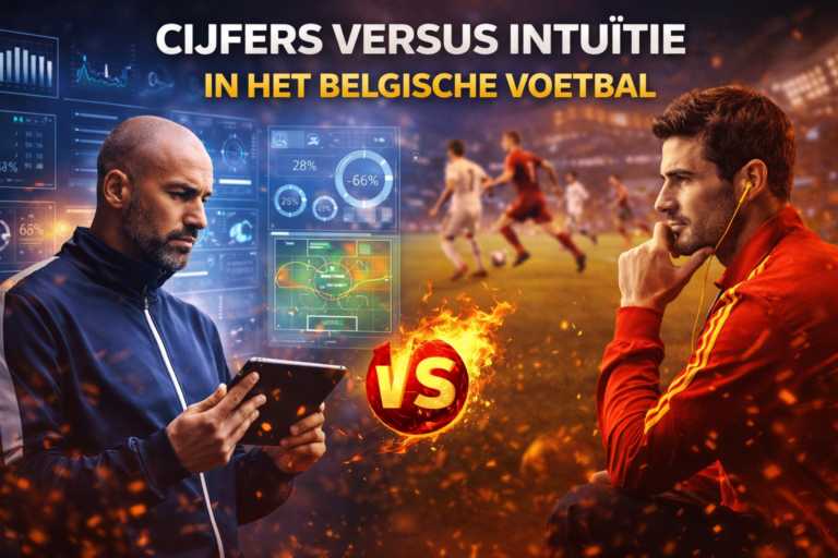 Cijfers versus intuïtie in het Belgische voetbal