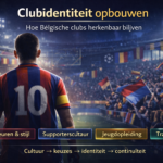 Clubidentiteit opbouwen hoe Belgische clubs herkenbaar blijven.