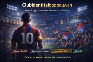 Clubidentiteit opbouwen hoe Belgische clubs herkenbaar blijven.